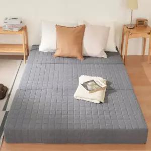 라이즈루첸 3단 접이식 매트리스 12cm - 슈퍼싱글 스모키 차콜 코스트코