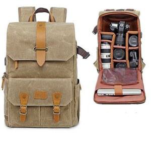 카메라가방 캠코더 보호 쿠셔닝 그레이 DSLR 백팩 촬영장비