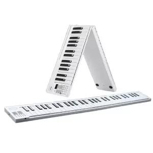 접이식전자키보드 휴대용 초보자 61건반 건반악기 충전식 입문용 초보자용 피아노 키보드