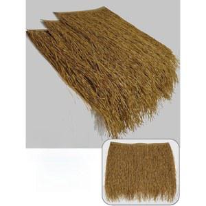 인조볏짚 인공 초가재 지붕 볏짚 인테리어 47x50cm 방염 재료