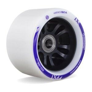 BONT FX1 롤러 스케이트 휠 688 팩 더비 베어링 8개 실내 - 쿼드 스케이팅 및 포함 미니 스피드