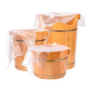 족욕통 일회용 대형 비닐봉지 65x55cm 버킷백 마트 블라인드 조임끈 디지털 봉지