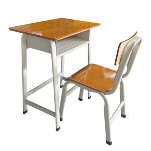 학교 책상의자 레트로 책걸상 패드 일반 세트ㅣ화이트 바퀴 오렌지 70x50cmㅣ책상