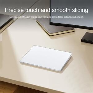 ABXHH 트랙 패드 Bluetooth 무선 2.4G 터치 노트북 PC 용 충전식 마우스 화이트