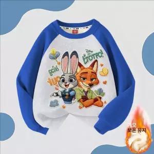 주토피아 티셔츠 맨투맨 긴팔 캐릭터 루즈핏 남아 키즈 오버핏 여아