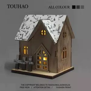 미니하우스 조명소품 테이블장식 감성인형 데코 무드조명 크리스마스 통나