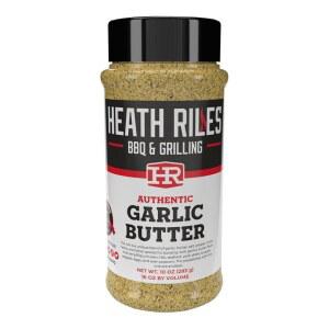 히스 라일스 바비큐 루브 - 마늘 버터 양념, 챔피언 핏마스터 레시피, 흡연 및 그릴용 전설적인 루브, 80회 이상의 바비큐 챔피언십, 10온스.