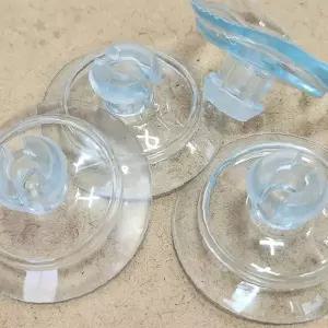 투명 플라스틱 흡착컵 현수막 고정용 배너 거치 부착 액세서리 광고물 설치 간판