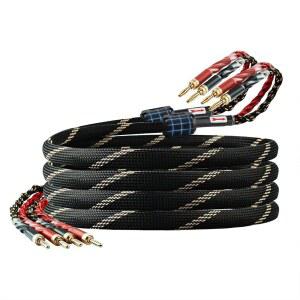 YYTCG 10 AWG 2팩 오디오파일 스피커 케이블 / 앰프, 바나나 8.2피트 홈 오디오 나일론 시어터 브레이드, 4N 호환 AV 플러그 및 리시버 2.5m 와이어, 포함, 코어, u2013 스피커, OFC