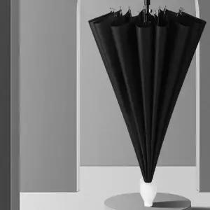 [콩심팥심]일체형 커버 장우산 자바라 16k 빗