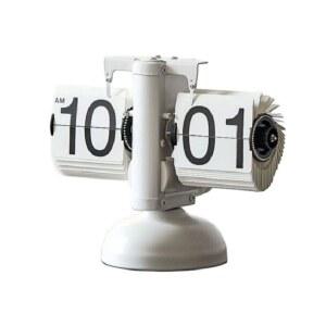 탁상용 시계 인테리어 건전지 플립 진공관시계 Clo 크레에이티브