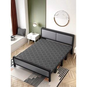 침대프레임 슈퍼싱글 접이식 철제 실버 ss 블랙 75cm 심플 침대 프레임