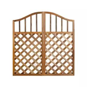 아치형 정원 출입문 입구 문짝 A 원목 대문 울타리형