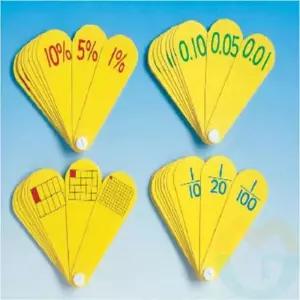 굿마켓 같은값 지도용 부채 8세트 수업교구 학습교구 숫자놀이장난감