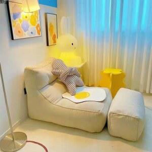 편안한 디자인 1인용 소파 골드 가구 트렌디한 스툴미 노랑쇼파 1인안락의자 휴식