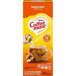 네슬레 커피메이트 헤이즐넛 크리머, 0.375온스, 50개 /박스