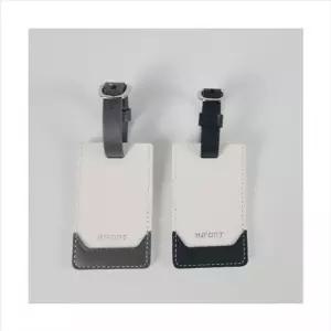 INFORT 여행용 캐리어 고급형 가죽 네임택 fZg1+8PAi