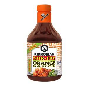키코만 텐 프리 오렌지 소스 38.5온스 | 텐 프리 달콤하고 톡 쏘는 리얼 오렌지 주스 볶음 소스 | 치킨, 채소 및 아시아에서 영감을 받은 요리에 이상적입니다