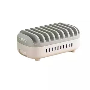 태블릿 멀티포트 업소용 매장 핸드폰 내장 5포트 화이트 충전기 USB40W 케이