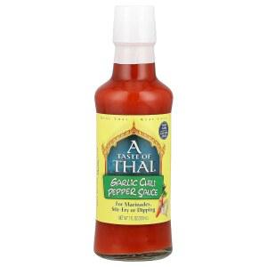 튀기기, 마리네이드 및 디핑을 위한 대담한 매운 맛의 태국식 스리라차 마늘 칠리 페퍼 소스 u2013 시라차 소스 - 비 GMO, 텐 프리 및 트랜스 지방 프리 u2013 7온스