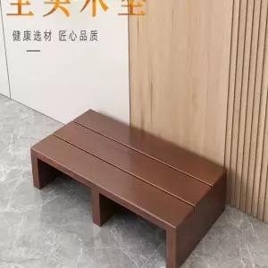 싱크대 원목 발판 책상 주방 디딤대 받침대 키높이 부엌 계단 사무실