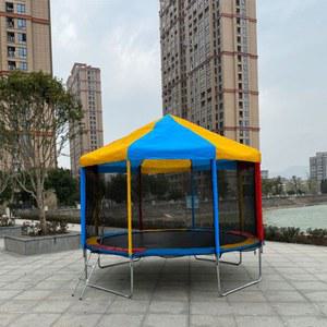 방방 야외 지붕형 방방이 트렘폴린 상업용 안전망 텀블링 어른 특수체육 설치 업소용