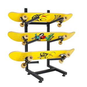 스케이트보드 랙, 3중 스탠드, 스노우보드 벽 마운트, 표준 스노우보드, 데크, 홀더 미니 스케이트보드용 크루저 바닥 스케이트보드, 롱보드,