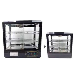 마트 온장고 소형 편의점 블랙 미니보온고 2단 레드 사무실 전기온장고 도어 스팀타올