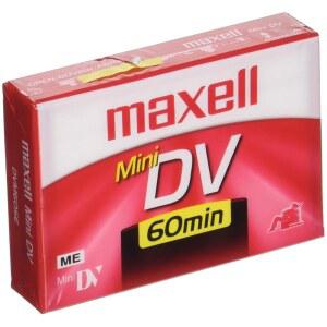 MAXELL 298012 고급 디지털 기술 60분 카세트 TIME DVD MINI 픽처 녹화 SPMODE