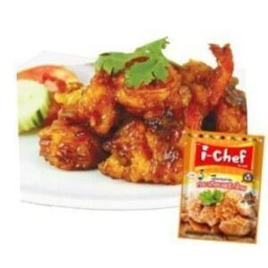 I - 셰프 태국 마늘과 후추 볶음 소스 50g. 태국 음식. (팩 2)