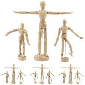 KOHAND 아티스트 나무 마네킹 9개, 움직일 있는 14CM(5.5 모델 오피스 /6 드로잉 인간 홈 유연한 수 피규어 장식 아티스트, /8인치) 페인팅, 관절