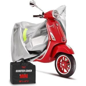 BADASS MOTO 베스파 커버용 야마하 호환 방수 얼티밋 아웃도어 스쿠터 혼다 125 라이트 오토바이 주마 튼튼한 루커스 커버 슈퍼 그레이