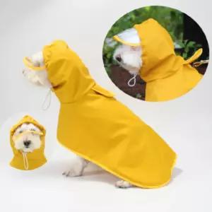 야외 산책 비옷 강아지 레인코트 애견 판초 방수 옷 소형견 외출