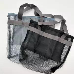 통기성 비치백 매쉬 목욕 물놀이 여름 여행 가방 바캉스 수납