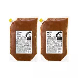 베지가든 약고추장 2kg (식물성) 2개