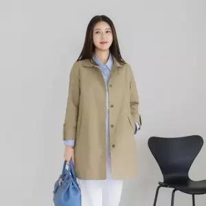 엄마옷 마담4060 [클래씨마담]코튼나일론트렌치 여성 데일리 코트 -RCO2603006-