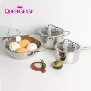 [eTV]세신퀸센스 모던(STS 304) 인덕션냄비 3종SET(7PCS)