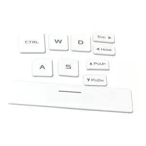 호환  ASUS TUF 대시 F15 FX516 FX516P FX516PR FX516PE FX516PC 용 키캡 가위 클립 힌지 단추 화이트 교체