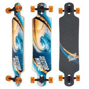 SECTOR 9 LONGBOARD MERIDIAN SWIRL DROP X 101.6CM(9.75인치 24.7CM 40인치) THROUGH COMPLETE