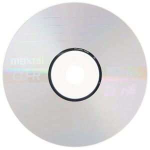Maxell u2013 MAX648250, 브랜드 CD 레코딩 가능 및 실버 쓰기 재생 Pk, 가능한 홀더 스핀들 재사용 빈 700Mb CD, 미디어 속도 케이스 무소음 ~ 스토리지 80분 50 저장 - 2x 48x,