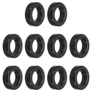 UXCELL 토로이드 코어 10개 파워 23X36X13MM 변압기 방지 초크 안정화하고 블랙 전자기 전송을 페라이트 간섭 신호