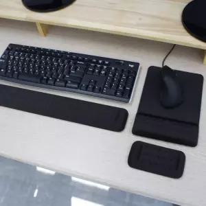 폭신한 노트북 데스크매트 젤 쿠션 손목 보호 마우스패드