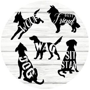 ANDREAS SILICONE GOOD DOGS POT SAFE TRIVET FLEXIBLE MADE IN RESISTANT TO ENCAPSULATED DISHWASHER TR SLIP GGGD HEAT FABRIC HOT NON HOLDER 100 COTTON USA PAD 600