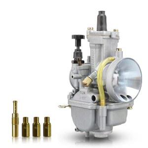 24 카뷰레터 오토바이 카브 바이크 SSR에 150CC 125CC 카트 피트 더트 스쿠터 적합 ATV