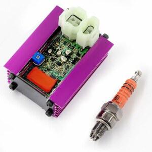 TRKIMAL 고성능 업그레이드 조절 오토바이 152QMI 박스 157QMJ 레이싱 전극 엔진 ATV 스쿠터 스트로크 50CC 6핀 가능한 GY6 포함 AC 150CC CDI 125CC 스파크 플러그 카트