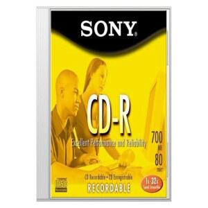 소니 CDQ 80L2 / T - CD-R 700MB (80분) 40배 저장 매체