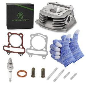 LEAPING KNIGHT GY6 125CC 헤드 150CC JONWAY 57 4MM 밸브 EGR ROKETA 엔진 152QMI 타입 실린더 쿼드 ZNEN 스쿠터 ATV TAOTAO 157QMJ 파워스포츠 카트 볼트 모페드 키트 조립 포함