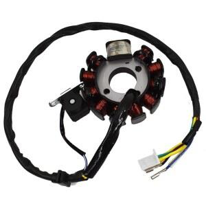 WALTYOTUR GY6 150CC 125CC 11폴 모페드 마그네토 AC 중국 고용 코일 엔진 쿼드 스테이터 ATV 스쿠터 교체 휠러 6극