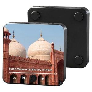 MASON LIFE ISLAMIC GIFTS 터치 암송이 하람 QURAN 자석 냉장고 수라 라마단 설치된 모스크 오디오 컨트롤 선물 이슬람 이드 충전식 플레이어 있는 BADSHAHI USB 사전 마스지드