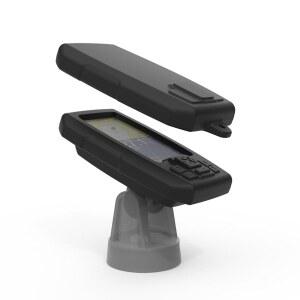 AOBELIEVE GARMIN STRIKER 어군탐지기용 포함 블랙 스크린 실리콘 보호 카라비너 커버 바디 세트